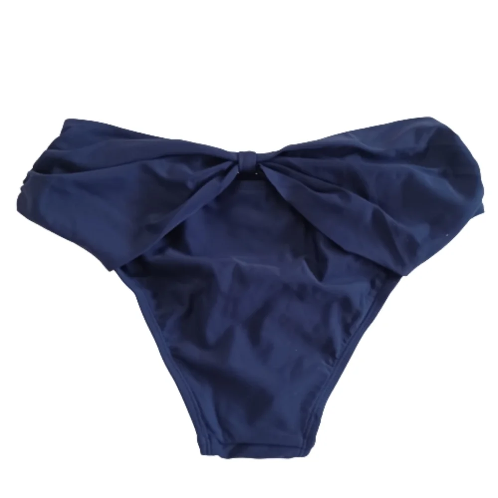 SHEKINI Bikini Bottoms Swimsuit Navy Blue Shekini NWT Swimwear Pool Beach NWT